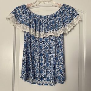 Girls off the shoulder top